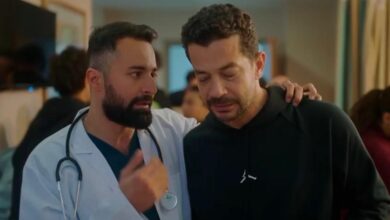 أحمد حاتم مع شريف سلامة في مسلسل كامل العدد