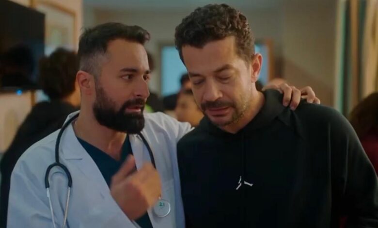 أحمد حاتم مع شريف سلامة في مسلسل كامل العدد